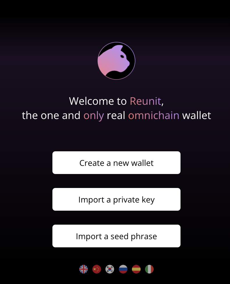 How to create a new wallet? – Reunit Wallet | Help Center